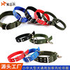 Wholesale Military Green Sheep Dog Collar Small, Medium and Large Dog Swivel Buckle Dog Collar Double-Breasted Pet Dog Collar