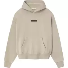25Ss Essentials Cross-Border New American-Style Letter Brushed Iron-On Print Autumn and Winter Fleece-Lined Hooded Sweatshirt