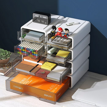 Desktop Storage Box Desk Miscellaneous Stationery Drawer Storage Box Cosmetics Organizer Box Desk Storage Rack