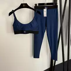 2025 Summer Nanyou New Yoga Sports Set with Chest Pads, Camisole + Elastic Slim-Fit Leggings
