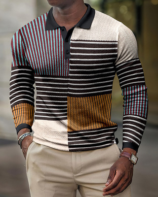 2022男式3DPolo来图个性logo衣服 工厂直发 亚马逊跨境男女POLO衫