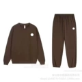 Coffee brown crewneck jogger set