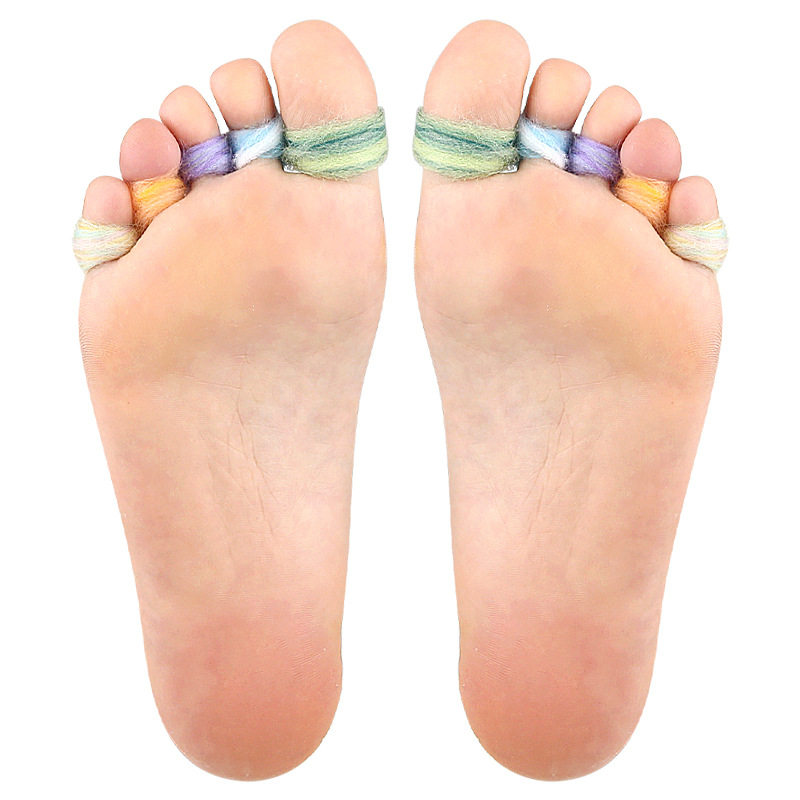 Camouflage Wool Toe Separator, Soft Anti-Chafing Toe Clip, DIY Wool Strip Cross-Border Anti-Chafing