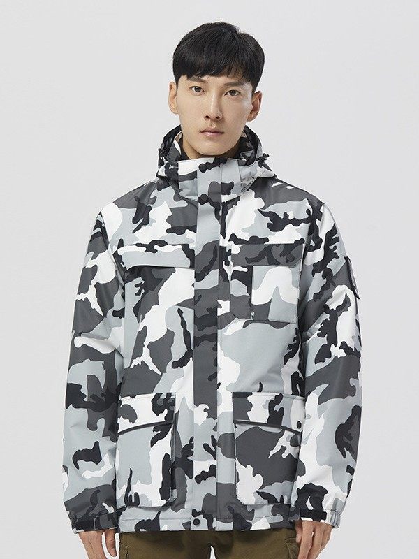 Autumn and winter group purchase selection of new down three-in-one men's outdoor sports jacket men's and women's mountaineering clothing wholesale