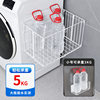 Magnetic Washing Machine Side Foldable Laundry Basket Wall-Mounted Dirty Clothes Storage Basket Bathroom Storage Basket No Drilling Required