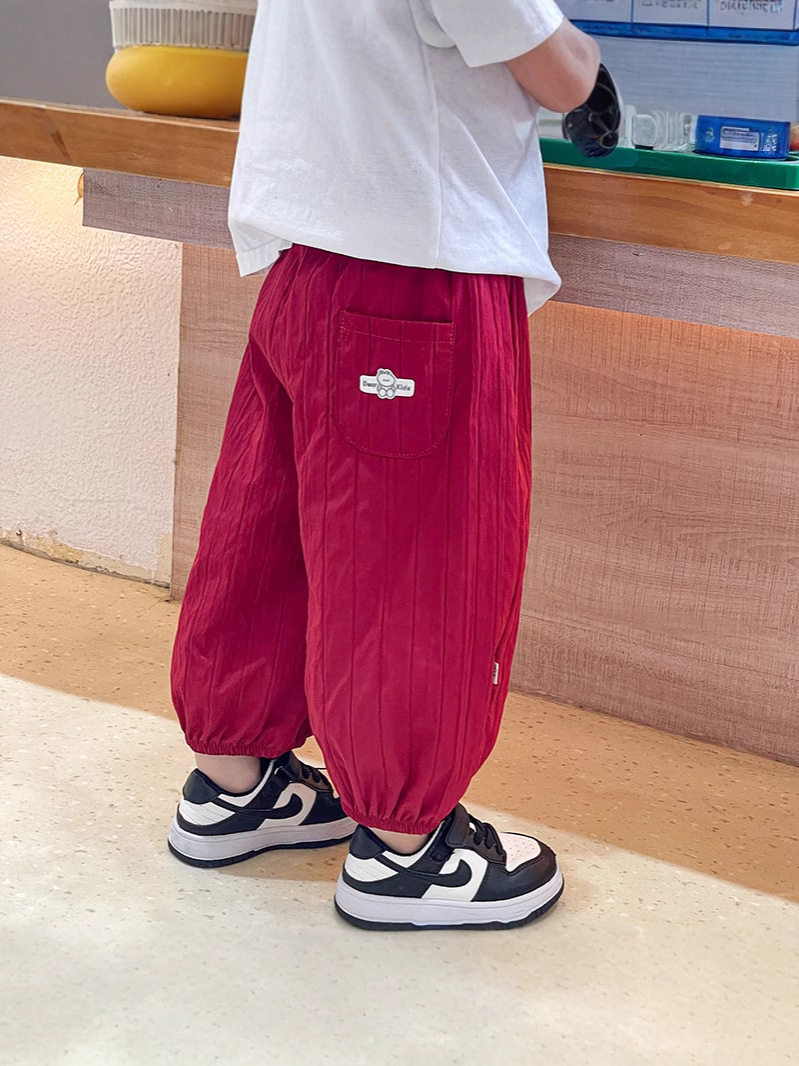 Pantalones de farol de siete piezas para niños y niñas, modelo coreano, nuevo de primavera y otoño, transpirables, delgados, para uso exterior