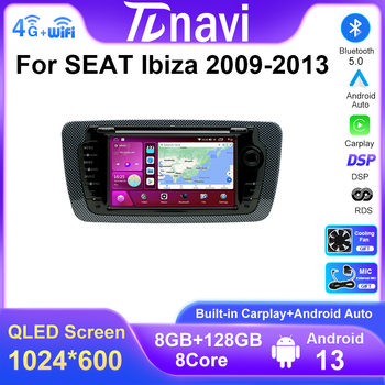 Cross-border exclusive for Siat Ibiza 2009-2013 Android large screen full netcom navigator integration