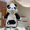 26Th Winter Model for Boys and Girls, Fleece-Lined and Thickened for Warmth, Cute Panda Cartoon Romper, Fashionable Outdoor Clothing