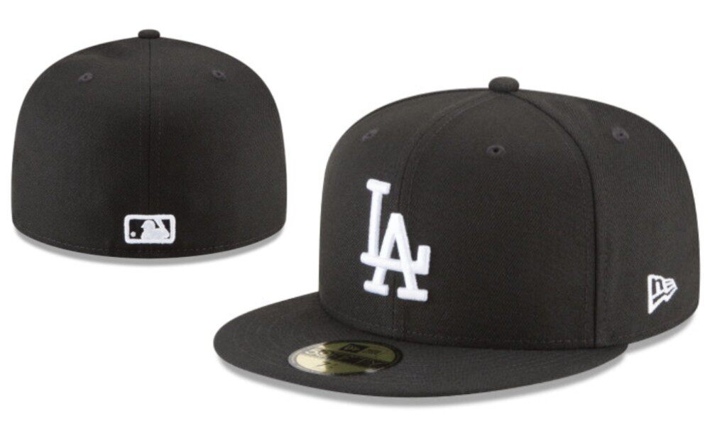 [LA Los Angeles Dodgers] Closed Sun Protection Sun Hat Couple Sun Hat Embroidered Hat Full Baseball Cap