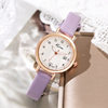 Card Enigma Watch Women's Calendar Simple Fresh Small Dial Waterproof Quartz Watch for Junior High School Students Girls