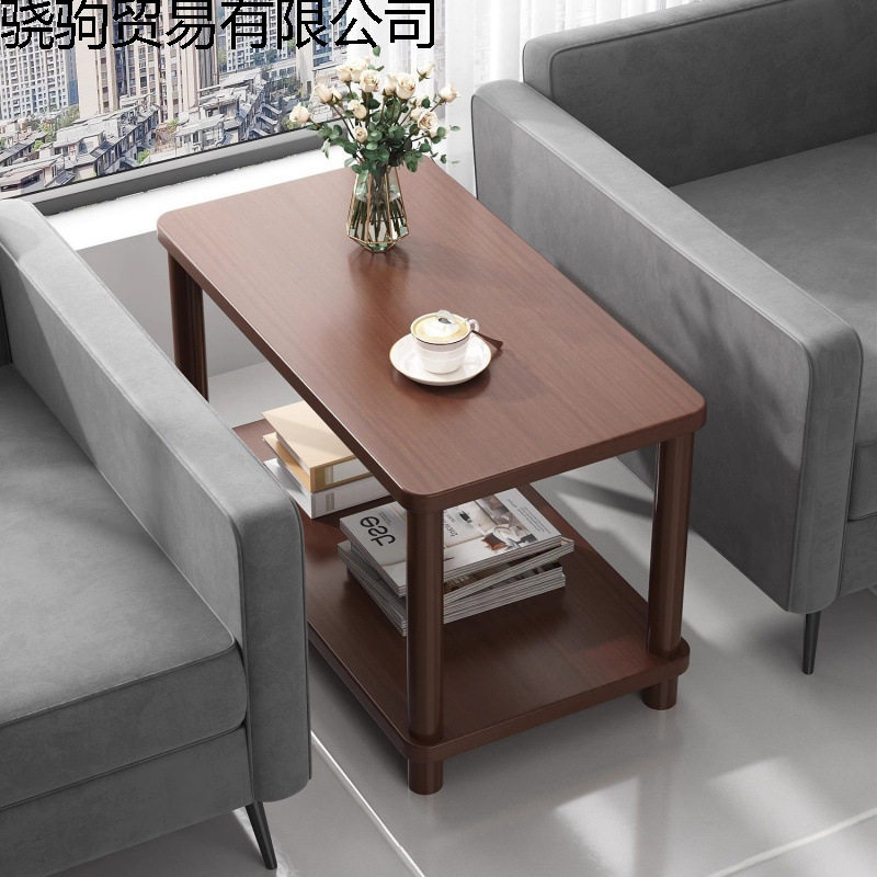 Small Coffee Table in the Middle of the Sofa, Office Side Cabinet, Light Luxury and High-End Rectangular Side Table, Tea Table, Square Table