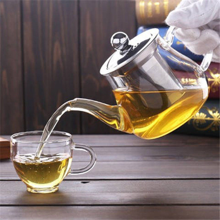 Factory wholesale glass teapot stainless steel filter liner scented tea teapot electric ceramic stove heating teapot