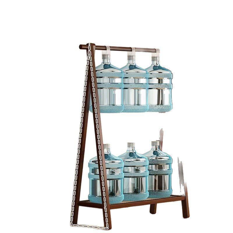 Clothes Rack Floor-Standing Bedroom Household Clothes Rack Vertical Solid Wood Multi-Functional Simple Clothes Storage Coat Rack Storage Rack