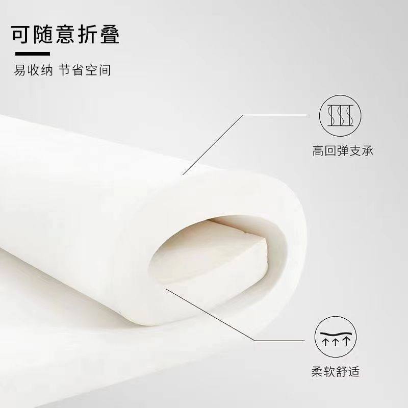 Thickened mattress household mattress double foldable student dormitory single tatami mattress floor mat