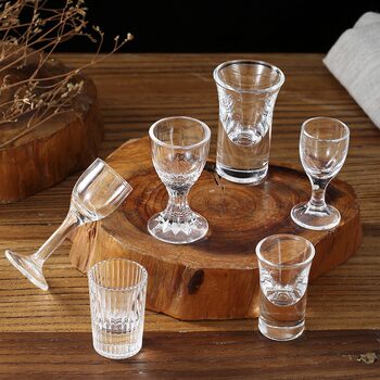 Glass Drinking Cup Household Wine Dispenser Wine Cup Small Wine Cup Goblet Bulb Cup Wine Cup Wine Cup Wine Utensils None