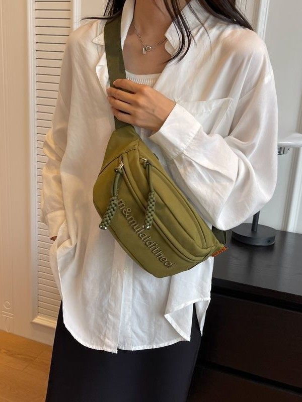 Mobile Phone Waist Bag Japanese Fashion Brand Chest Bag Men's High-end Sense Lightweight Chest Satchel Women's Casual Men's Crossbody Bag