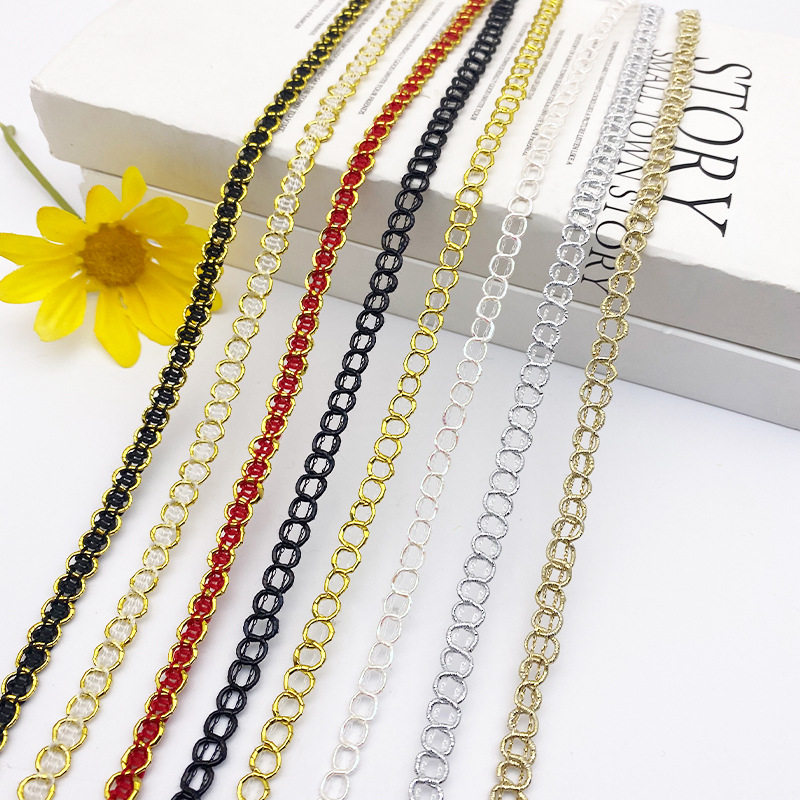 Small Fragrant Style Ribbon Accessories 3Mm-6Mm Small Lace Strips DIY Handmade Hair Accessories Clothing Bags Gifts Ribbons