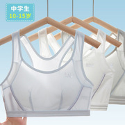 Underwear for Girls, Junior High School and High School Students, Girls' Sports Bra with Breast Pads, Thin Full-Cup Style for Yo