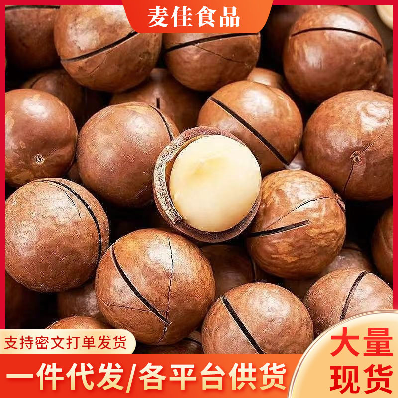 New Arrival Dried Fruit Macadamia Nuts 500g Bagged Net Weight Milk-Flavored Nut Snacks Wholesale 250g Gift Pack Crispy