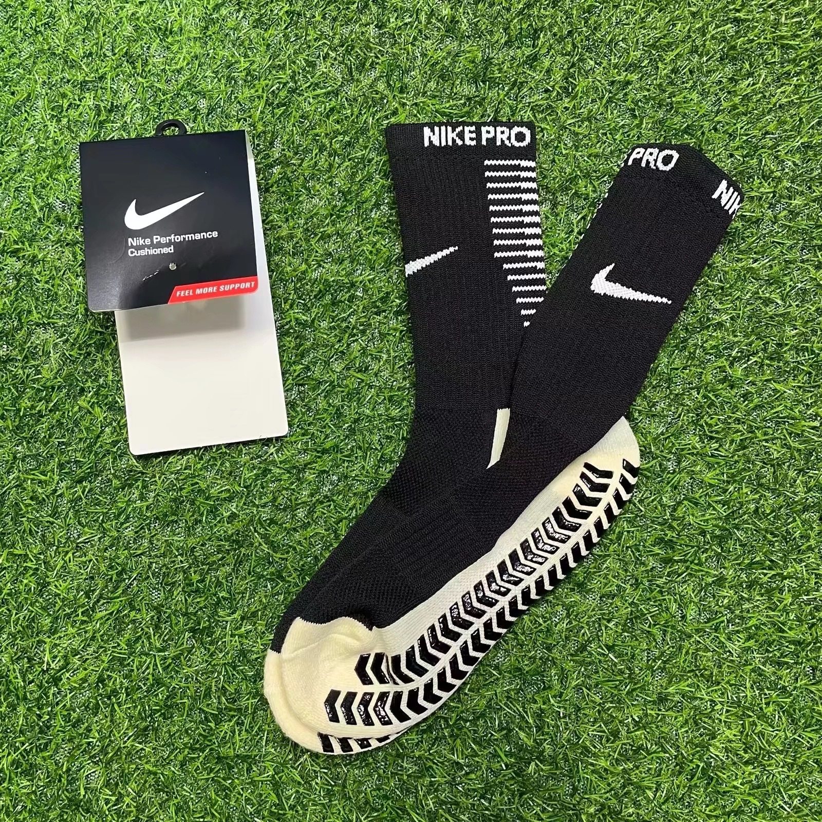 Cross-border supply of football socks for men sports rubber dot socks non-slip thickened silicone mid-tube towel running socks