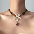 Xl1459-1 coffee (wood + braided rope material)