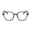 Ultra-Light Anti-Blue Light Glasses Mustard Green Two-Color Glasses Frame Retro Round Men's and Women's Student Plain Glasses