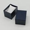 Fashion litchi grain watch box simple paper box heaven and earth cover bracelet jewelry packaging gift storage box LOGO
