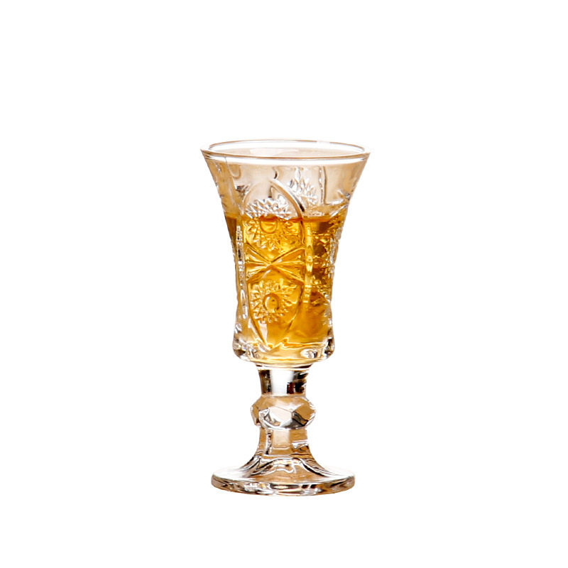 Small liquor glass spirits goblet Crystal Maotai Cup 6 PCs suit bar KTV Cup