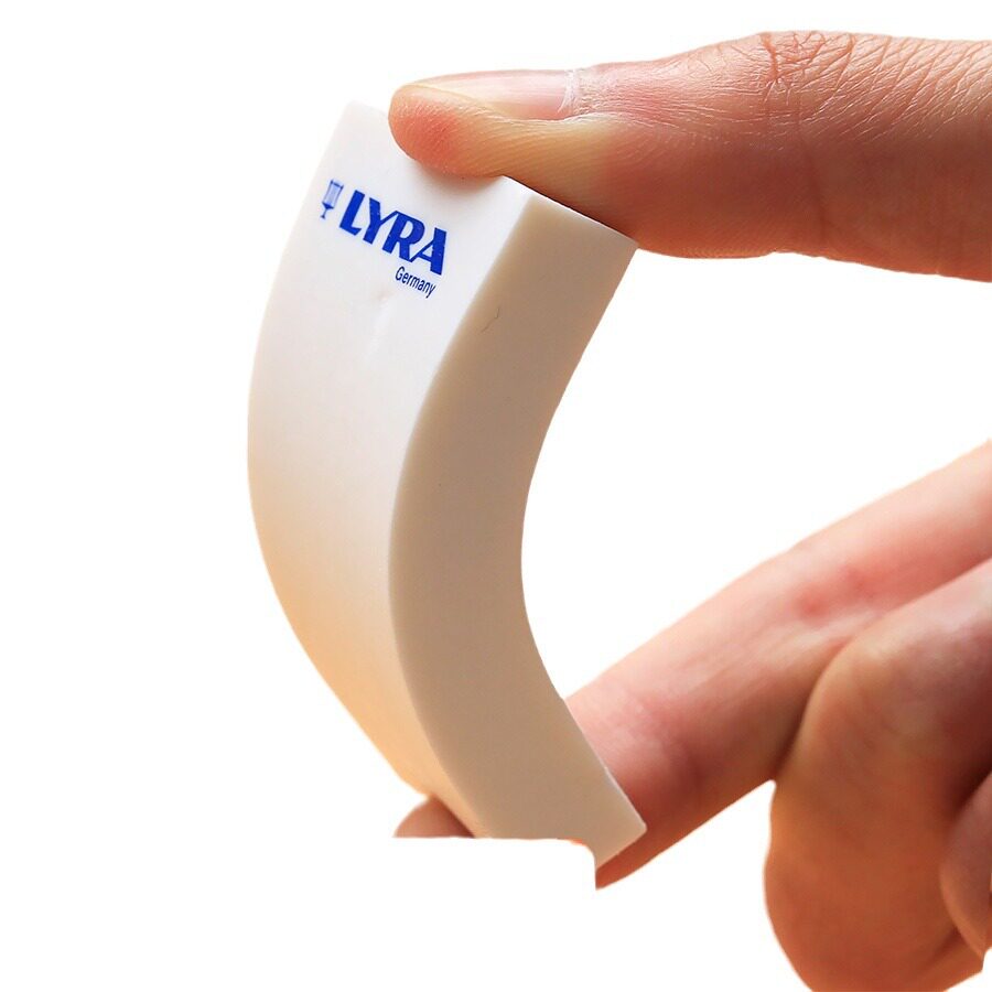 German Lyra Yiya Eraser for Primary School Students Special Art Sketch Eraser Large Block Less Crumbs Exam