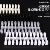 Цветная карточка для дизайна ногтей nail art nail piece water drop practice прозрачная цветная карточка № 5 миндальный дисплей nail piece 240 шт./упак. версия nail piece