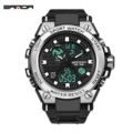 739 black silver men's