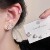 Серьги A2609 planet из серебра с микроинкрустацией цирконом