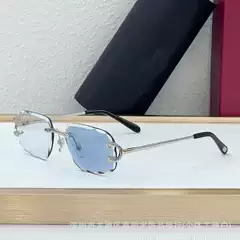 Car Cross-Border Fashion Frameless Color-Changing Trendy Men's and Women's Sunglasses Party Metal Style Accessible Luxury Sunglasses Ct0092
