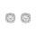 серебряная игла s925, корейская версия новых модных сережек для девочек, простой темперамент, универсальные серьги, вибрато, серьги в том же стиле, оптом mini 46
