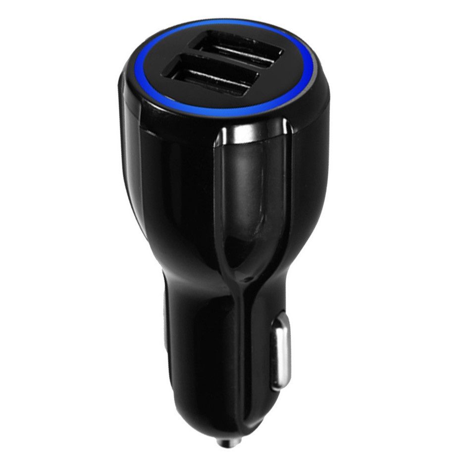 Qc3.0 Car Charger 3.1A One to Two Qc3.0 Car Mobile Phone Dual USB Car Charger One to Two Fast Charging