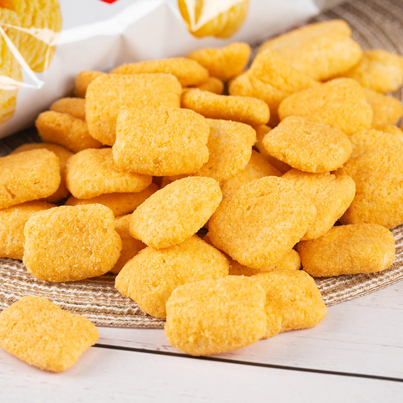 [Non-Fried] Friends Point Hi Chicken Flavor 105g Large Bag of Puffed Food Office Leisure Snacks