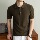 Льняной свитер Mulberry tencel в стиле old money, мужская короткая повседневная футболка с лацканами, легкий деловой свитер в зрелом стиле с тонким разрезом mini 2