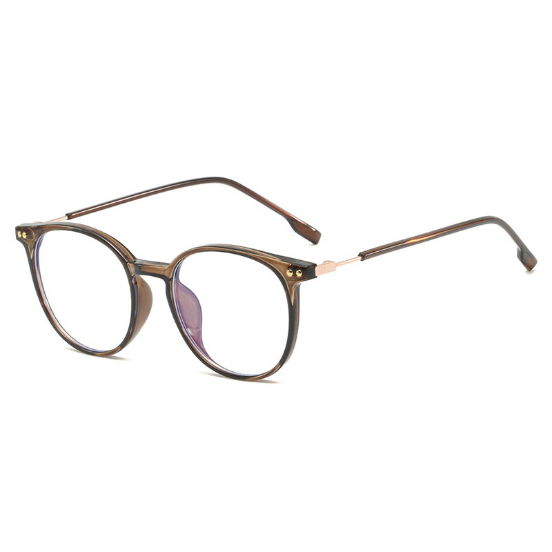 New retro glasses frame small round frame anti-blue light can be matched with myopia glasses frame high sense of women's glasses manufacturers wholesale
