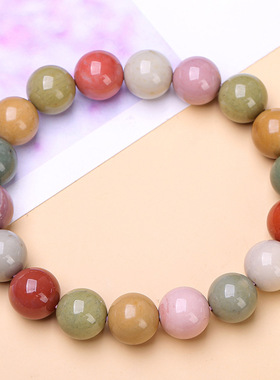 7A天然奶昔阿拉善手链小清新甜美女生圈圆珠手饰