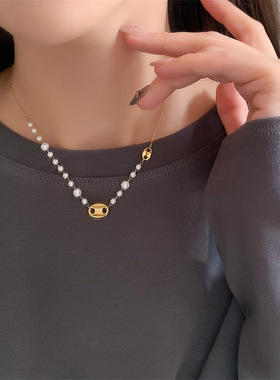 加长项链胖MM锁骨链女