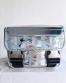 Silver printed hijab bag