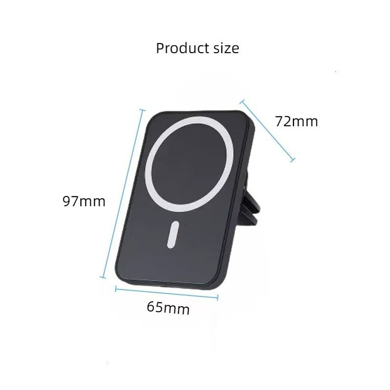 Factory Direct Sales Car Navigation Holder for Car Air Vents, Universal Car Mount with 15W Wireless Charging for Mobile Phones