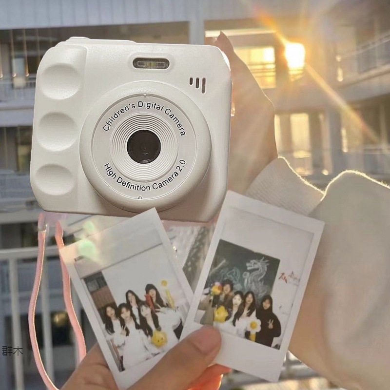 High-Definition Dual-Camera Cute Digital Camera for Campus Students, Polaroid Camera That Can Take Pictures and Transfer Them to Mobile Phones