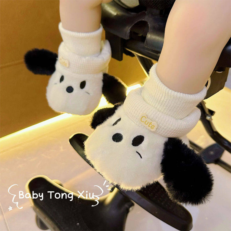 Baby Shoes, Winter Velvet Shoes, 0-12 Months Baby Shoes, Anti-Falling, Velvet and Thickeneded Baby Shoes for Men and Women