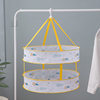 Clothes Drying Basket, Flat Drying Net for Clothes, Household Sock Drying Tool, Foldable Hanger for Wool Sweaters and Sweaters