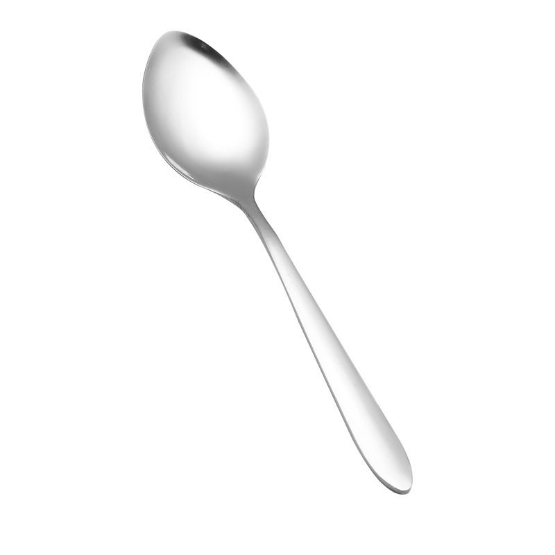 Stainless Steel Tableware, Light-Handled Spoons, Household Eating Spoons, Long-Handled Spoons, Hotel Ice Spoons, Manufacturer Wholesale