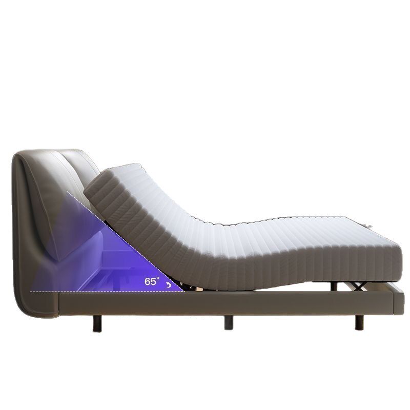 Smart Latex Spring Mattress Ear Light Luxury Modern Smart Suspended Electric Leather Bed Double Bedroom