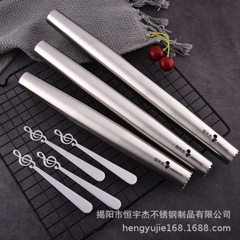 Note Stuffing Picking Spoon Kitchen Dumpling Rolling Tool Set Household 304 Stainless Steel Rolling Pin Rolling Pin
