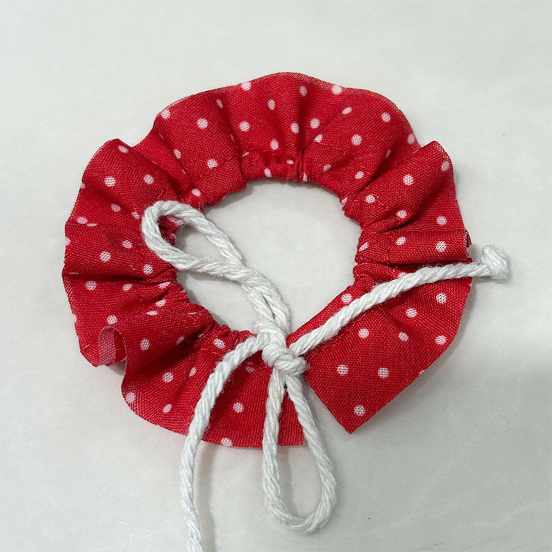 可爱迷你帆布包毛绒玩偶格子包西高地公仔扭棒小狗配饰格子裙娃衣