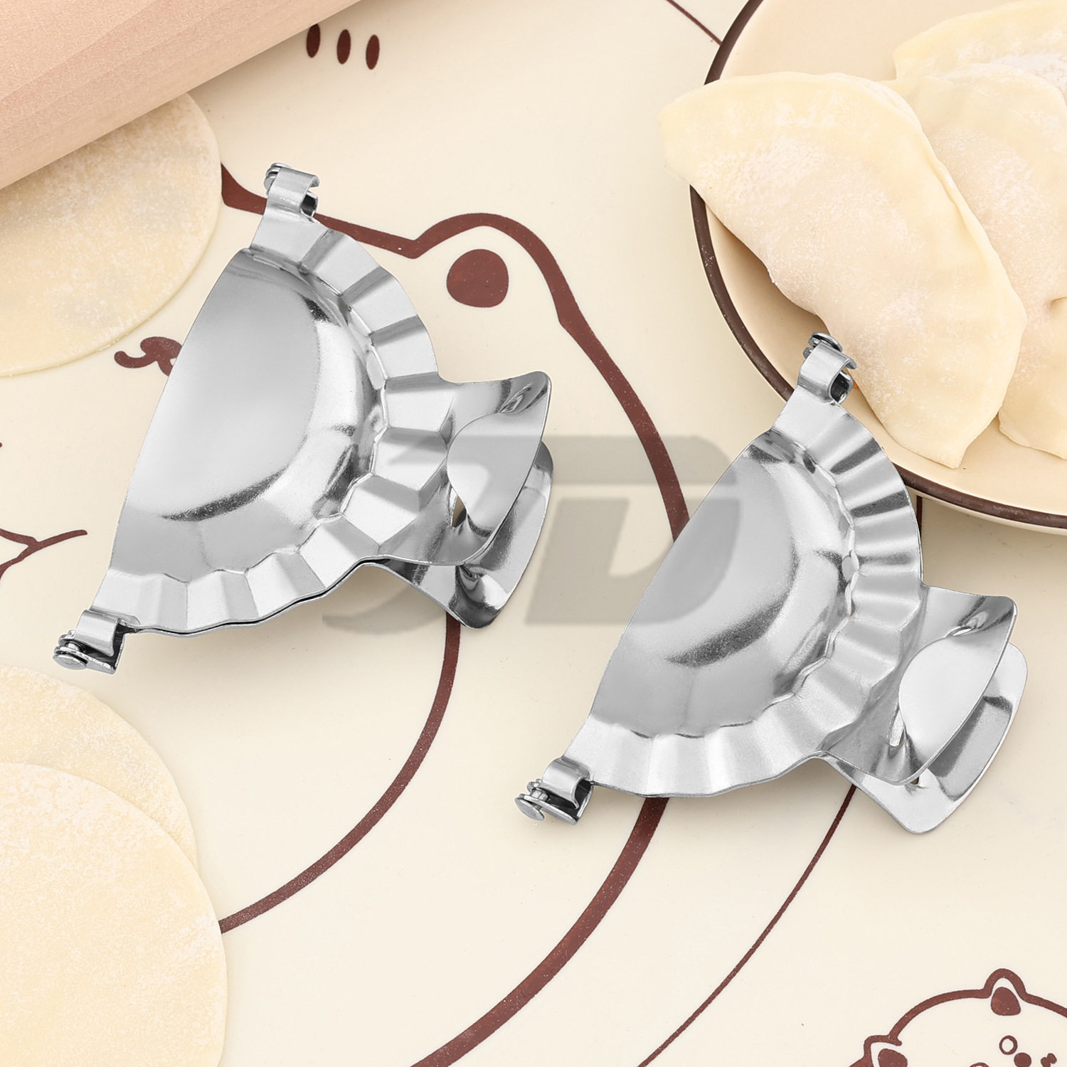 Ready-Made Dumpling Making Machine Stainless Steel Dumpling Mold Pinch Dumpling Dumpling Clip Dumpling Mold Manufacturer Ready-Made Dumpling Skin Mold